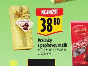 Albert Pralinky s papírovou mašlí nabídka