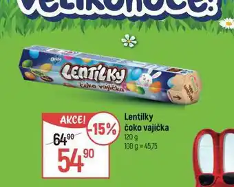 Lentilky čoko vajíčka