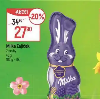 Milka zajíček