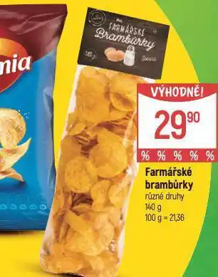 Globus Farmářské brambůrky nabídka