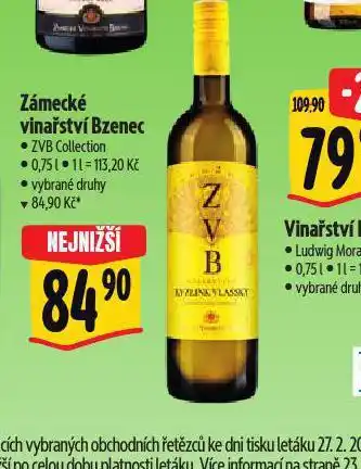 Albert Zámecké vinařství bzenec nabídka