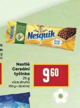 Billa Nestlé cereální tyčinka nabídka