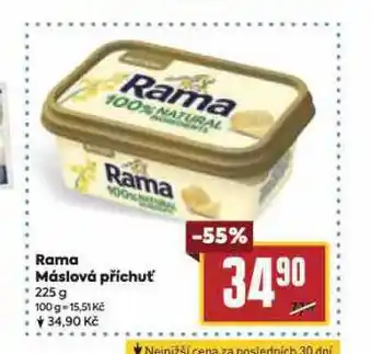 Billa Rama máslová příchuť nabídka
