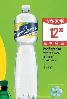 Globus Poděbradka ochucená nabídka