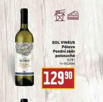 Billa Sol vineus pálava nabídka