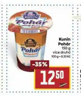 Billa Kunín pohár nabídka
