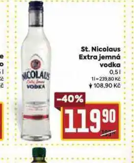 Billa St. nicolaus extra jemná vodka nabídka