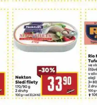 Billa Nekton sledí filety nabídka