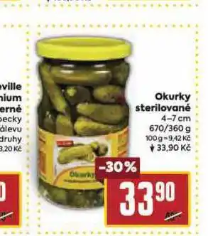 Billa Okurky sterilované nabídka