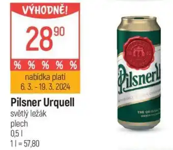 Globus Pilsner Urquell 0.5L nabídka