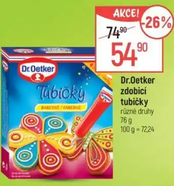 Globus Dr.Oetker zdobicí tubičky nabídka