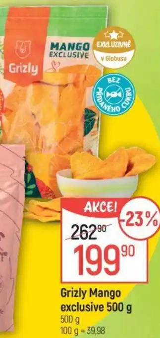Globus Grizly Mango exclusive 500 g nabídka