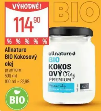 Globus Allnature BIO Kokosový olej nabídka
