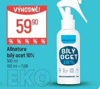 Globus Allnature bílý ocet 10% nabídka
