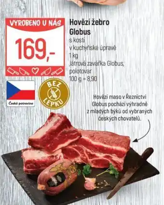 Globus Hovězí žebro s kosti nabídka