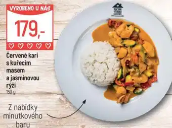 Globus Červené kari s kuřecím masem a jasmínovou rýží nabídka