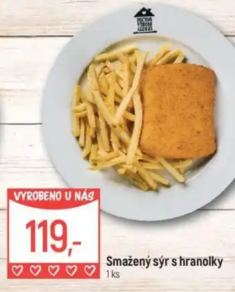 Globus Smažený sýr s hranolky nabídka
