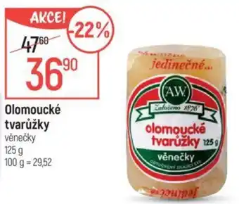 Globus Olomoucké tvarůžky nabídka