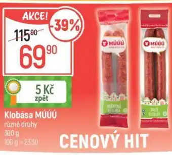 Globus Klobása MÚÚÚ nabídka