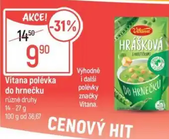 Globus Vitana polévka do hrnečku nabídka