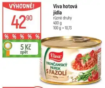 Globus Viva hotová jídla nabídka
