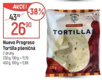 Globus Nuevo Progreso Tortilla pšeničná nabídka