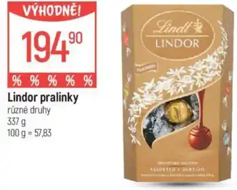 Globus Lindor pralinky nabídka