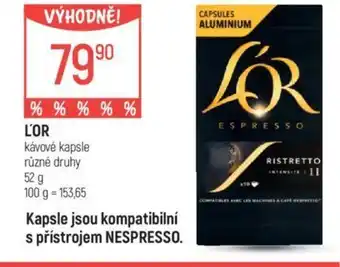 Globus L'OR kávové kapsle nabídka