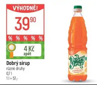 Globus Dobrý sirup 0.7L nabídka