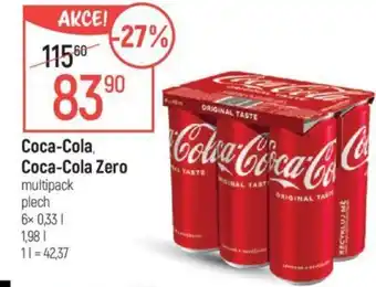 Globus Coca-Cola, Coca-Cola Zero nabídka