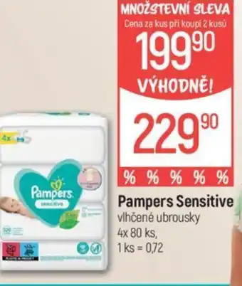 Globus Pampers Sensitive nabídka