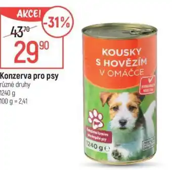 Globus Konzerva pro psy nabídka