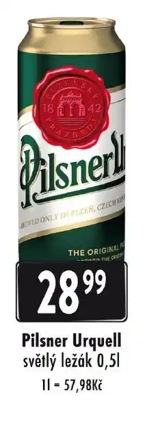 Qanto Pilsner Urquell 0.5L nabídka