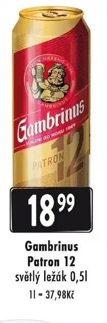 Qanto Gambrinus Patron 12 0.5L nabídka