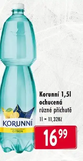 Qanto Korunní 1,5L ochucená nabídka