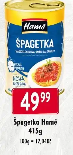 Qanto Špagetka Hamé 415g nabídka