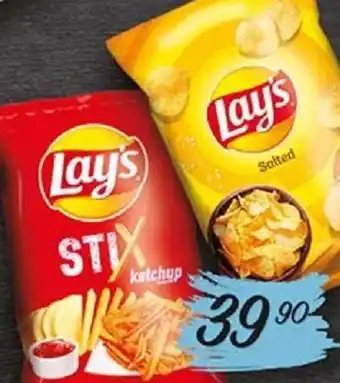 COOP TIP Lay's Chips/Stix 130 g nabídka