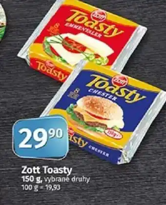 COOP TIP Zott Toasty 150 g nabídka