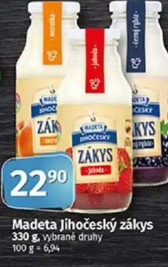 COOP TIP Madeta Jihočeský zákys 330 g nabídka