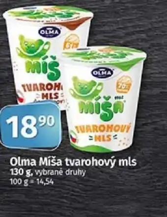 COOP TIP Olma Míša tvarohový mls 130 g nabídka