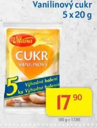 Kubík potraviny Vanilinový cukr 5x20 g nabídka