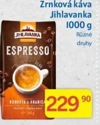 Kubík potraviny Zrnková káva Jihlavanka 1000 g nabídka