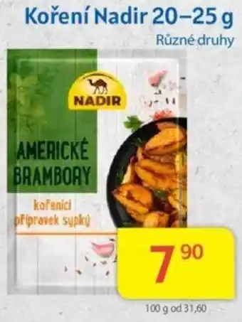 Kubík potraviny Koření Nadir 20-25 g nabídka