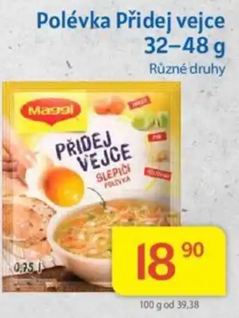 Kubík potraviny Polévka Přidej vejce 32-48 g nabídka