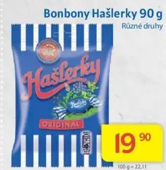 Kubík potraviny Bonbony Hašlerky 90 g nabídka
