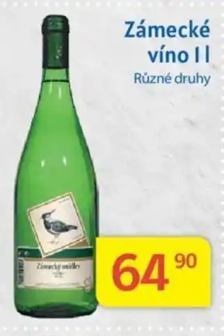 Kubík potraviny Zámecké víno 1L nabídka