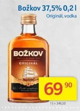 Kubík potraviny Božkov 37,5% 0,2L nabídka
