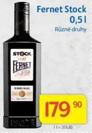 Kubík potraviny Fernet Stock 0.5L nabídka