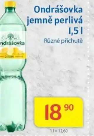 Kubík potraviny Ondrášovka jemně perlivá 1.5L nabídka