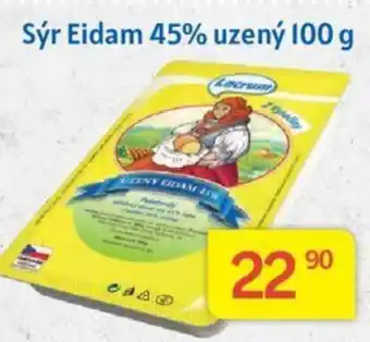 Kubík potraviny Sýr Eidam 45% uzený 100 g nabídka